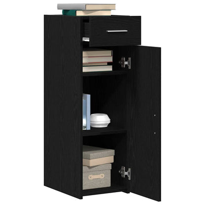 Dressoir met lade Zwart Eiken 30 x 42,5 x 93 cm