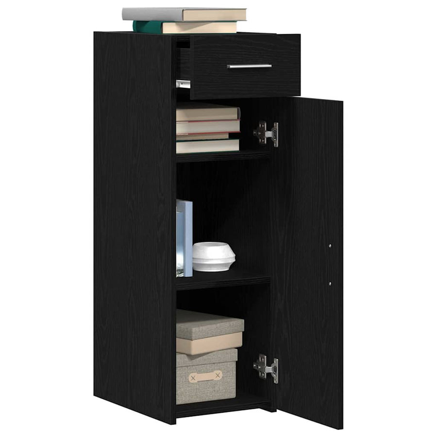 Dressoir met lade Zwart Eiken 30 x 42,5 x 93 cm