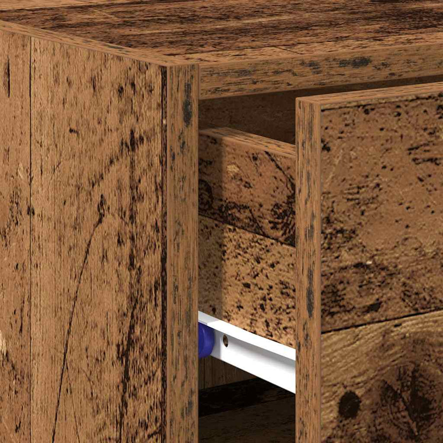 Dressoir met lade Oudhout 50 x 42,5 x 93 cm