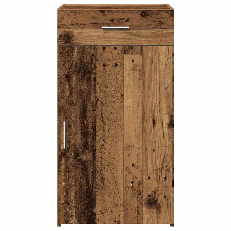 Dressoir met lade Oudhout 50 x 42,5 x 93 cm