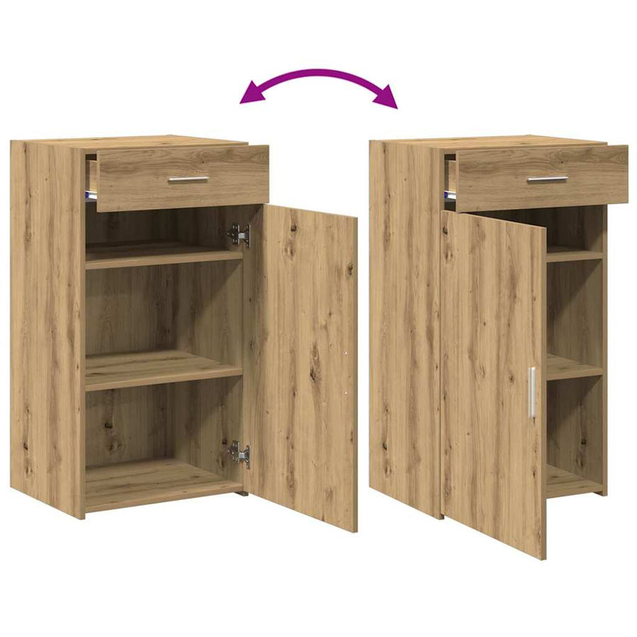 Dressoir met lade Artisan Eiken 50 x 42,5 x 93 cm