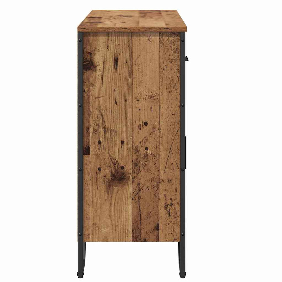 Dressoir met lade Oudhout 97 x 32,5 x 74,5 cm
