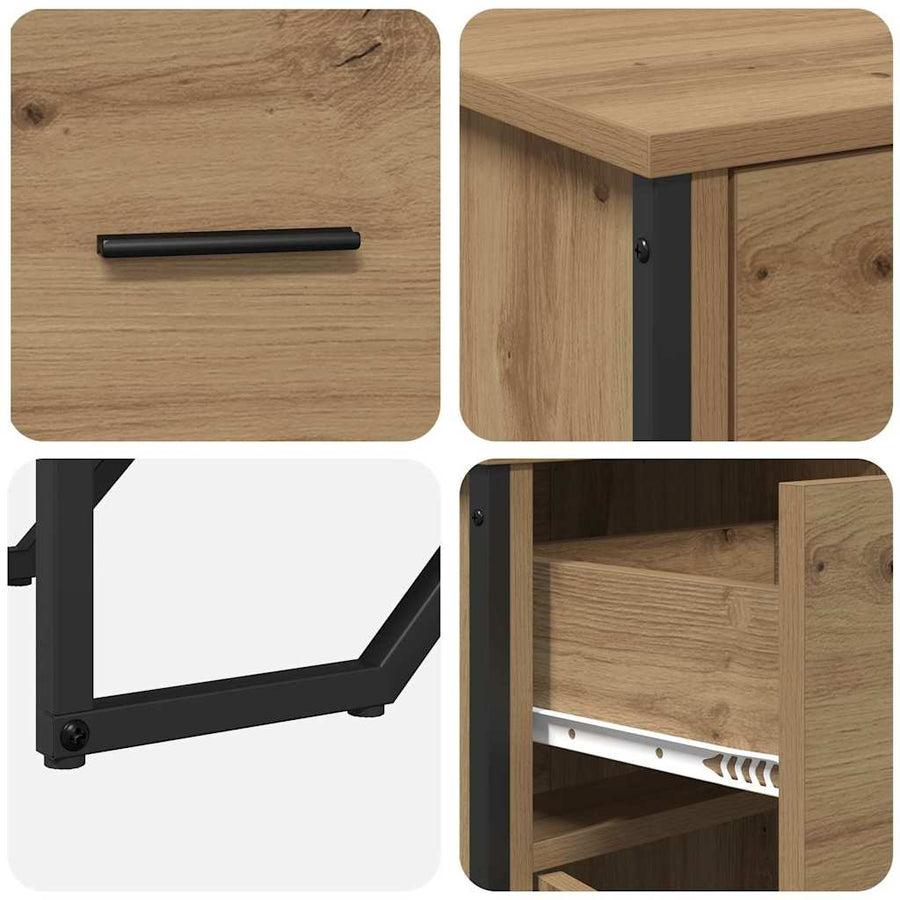 Dressoir met lade Artisan Eiken 97 x 32,5 x 74,5 cm