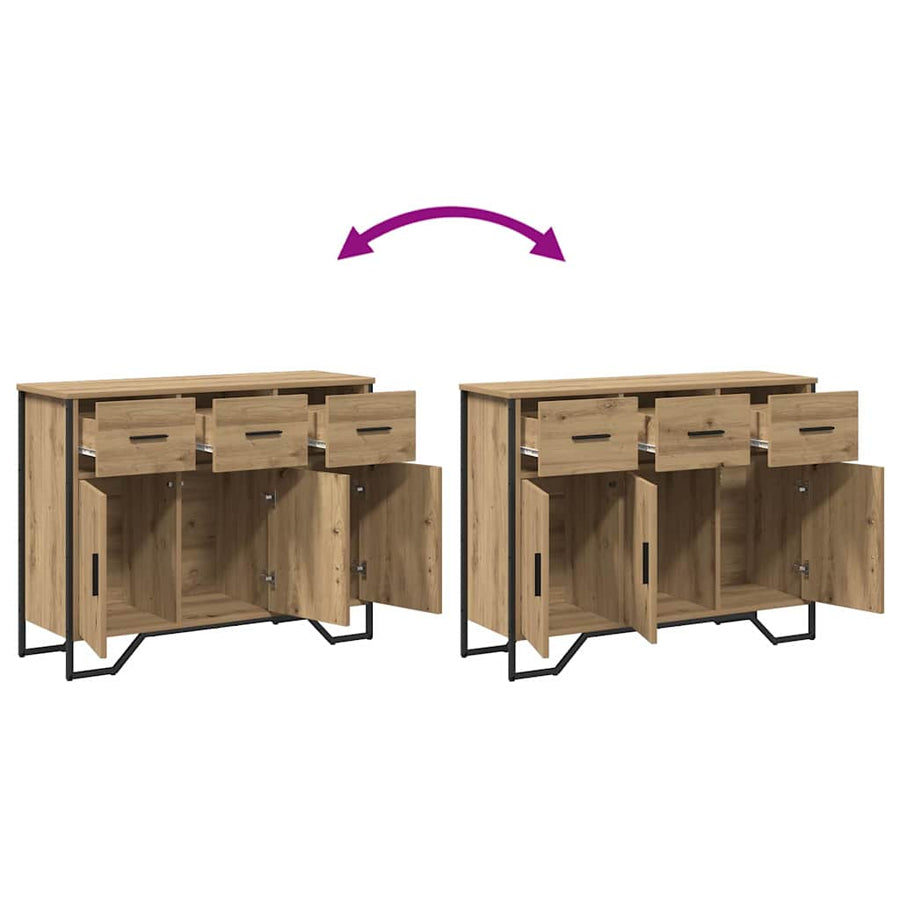 Dressoir met lade Artisan Eiken 97 x 32,5 x 74,5 cm