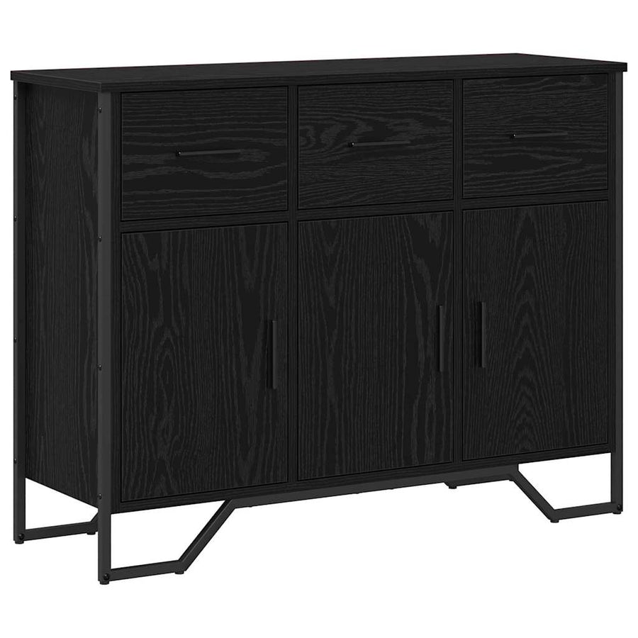 Dressoir met lade Zwart Eiken 97 x 32,5 x 74,5 cm