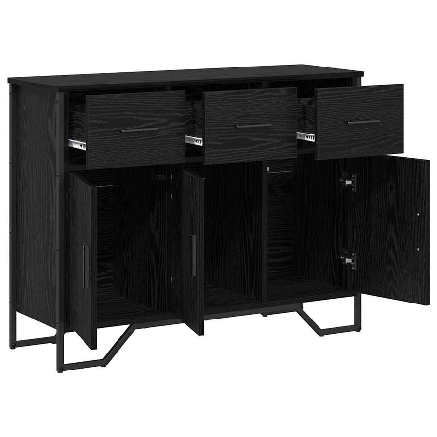 Dressoir met lade Zwart Eiken 97 x 32,5 x 74,5 cm