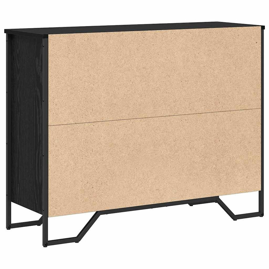 Dressoir met lade Zwart Eiken 97 x 32,5 x 74,5 cm