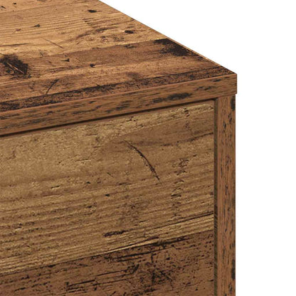 Salontafel Oudhout 90 x 90 x 28 cm Bewerkt hout
