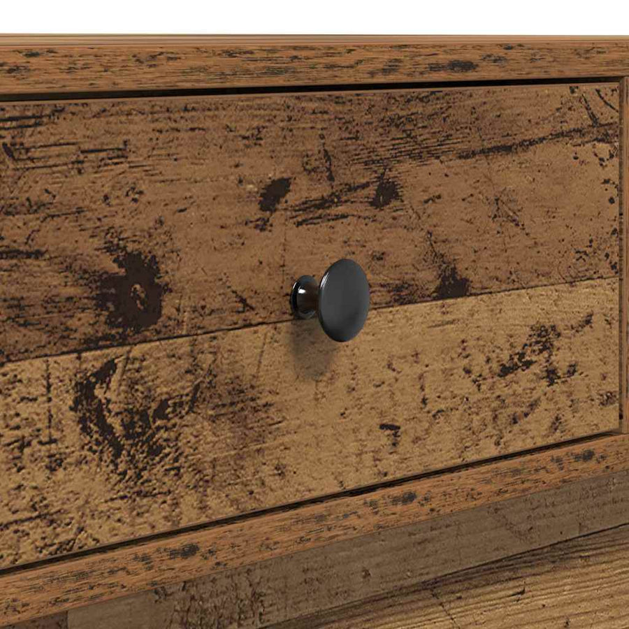 Salontafel Oudhout 90 x 90 x 28 cm Bewerkt hout