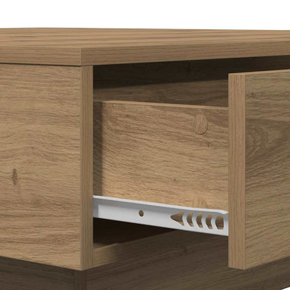 Salontafel Artisan Eiken 90 x 90 x 28 cm Bewerkt hout