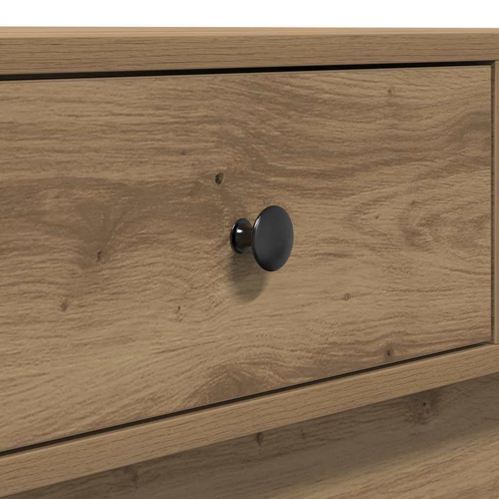 Salontafel Artisan Eiken 90 x 90 x 28 cm Bewerkt hout