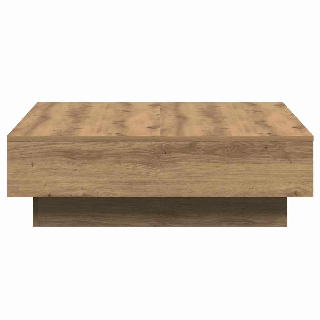 Salontafel Artisan Eiken 90 x 90 x 28 cm Bewerkt hout