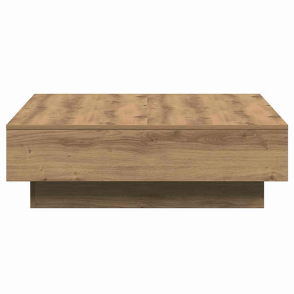 Salontafel Artisan Eiken 90 x 90 x 28 cm Bewerkt hout