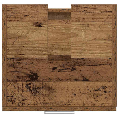Badkamer Kast met lade Oud Hout 40 x 37 x 59 cm Bewerkt hout