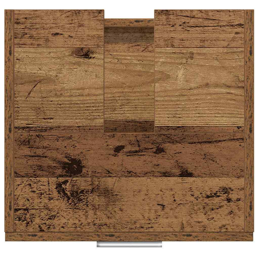 Badkamer Kast met lade Oud Hout 40 x 37 x 59 cm Bewerkt hout