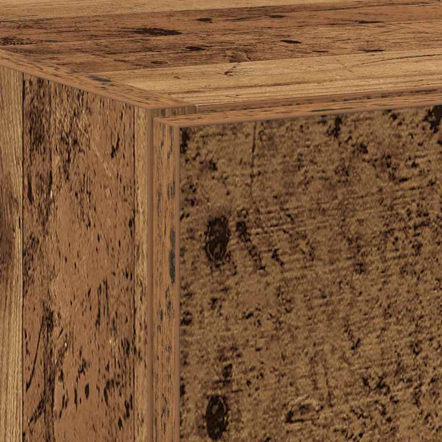 Badkamer Kast met lade Oud Hout 59 x 37 x 59 cm Bewerkt hout