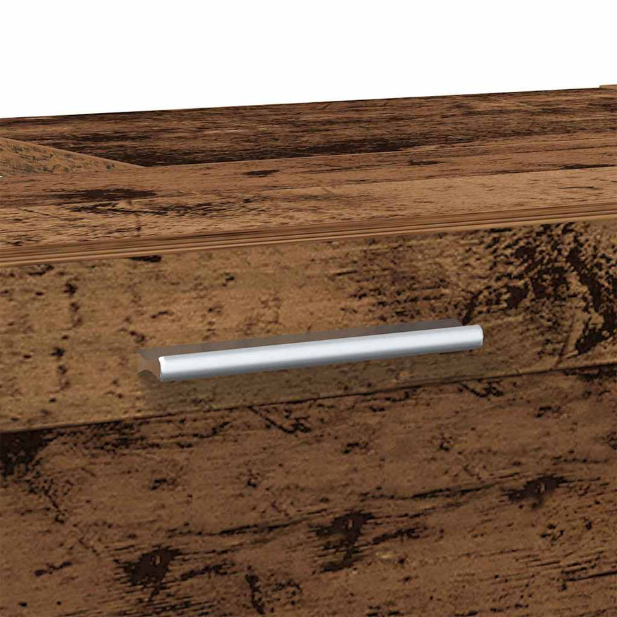 Badkamer Kast met lade Oud Hout 78 x 37 x 59 cm Bewerkt hout