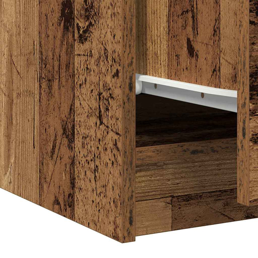 Badkamer Kast met lade Oud Hout 78 x 37 x 59 cm Bewerkt hout