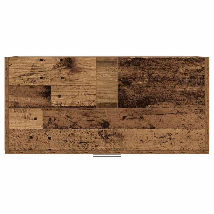 Badkamer Kast met lade Oud Hout 78 x 37 x 59 cm Bewerkt hout