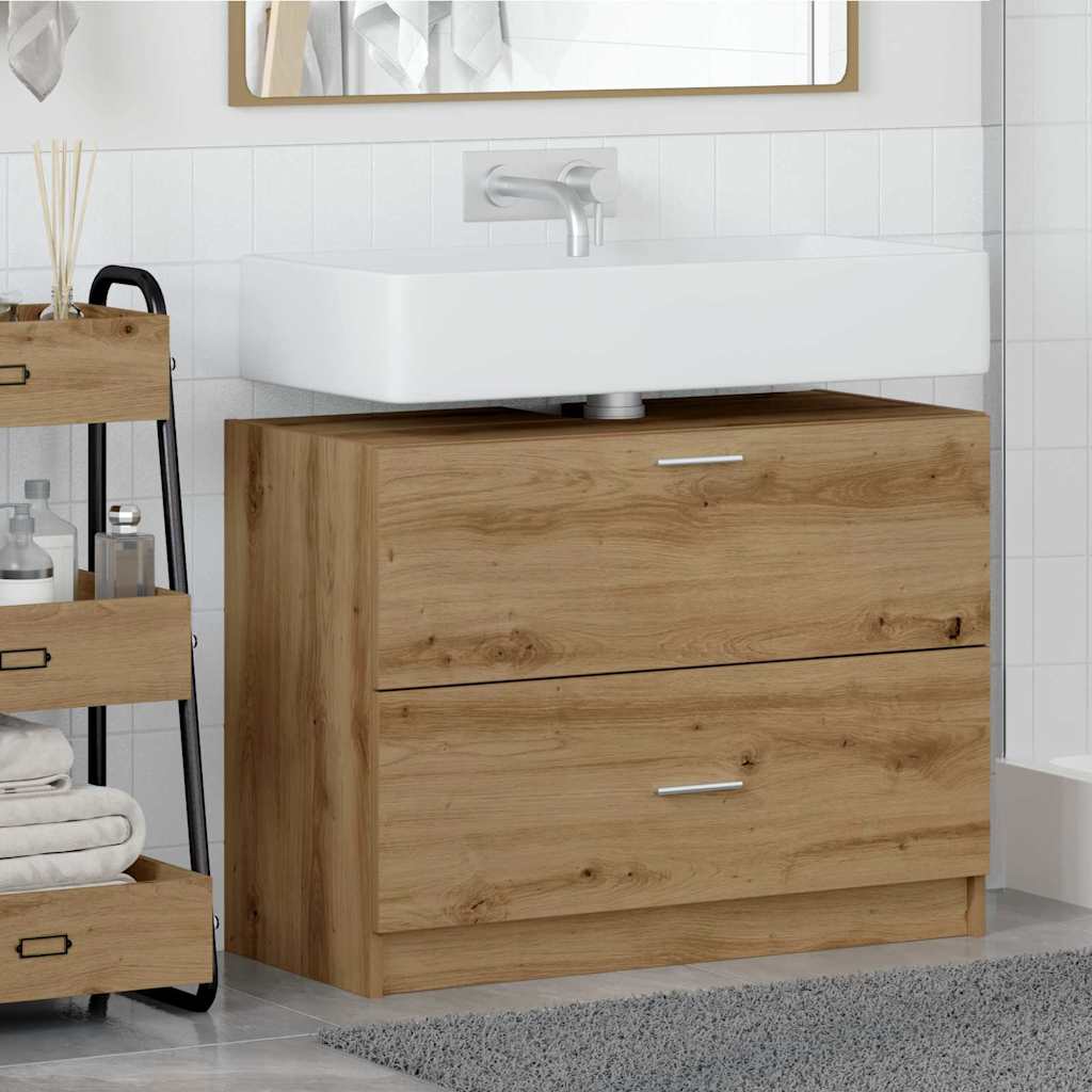 Badkamer Kast Artisan Eiken 78 x 37 x 59 cm Bewerkt hout