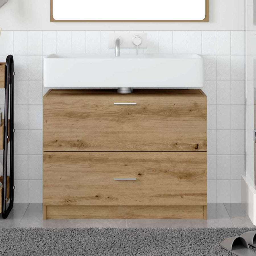 Badkamer Kast Artisan Eiken 78 x 37 x 59 cm Bewerkt hout
