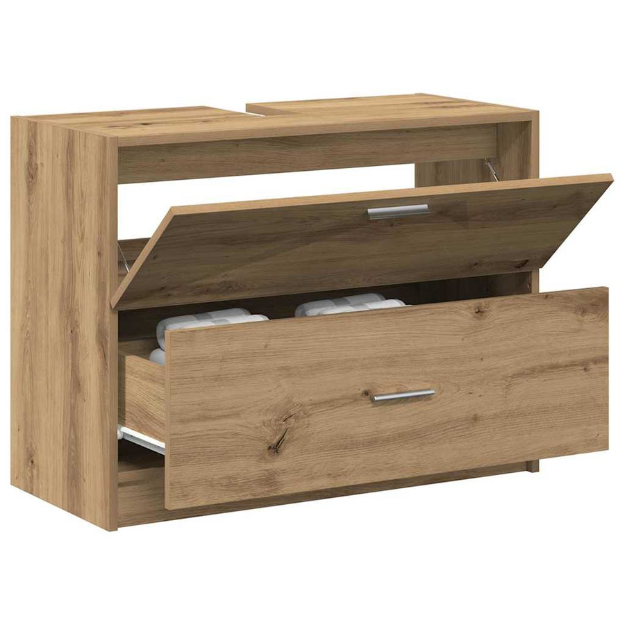 Badkamer Kast Artisan Eiken 78 x 37 x 59 cm Bewerkt hout