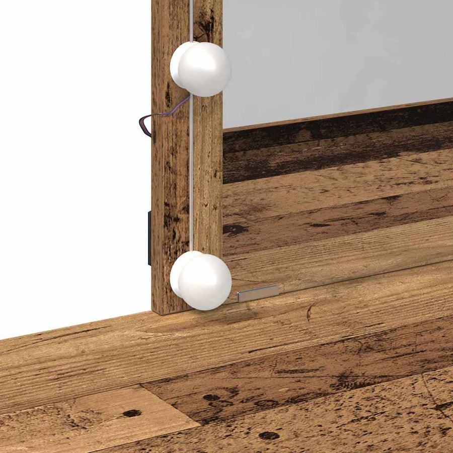 Plafondtafel met lade Oudhout 100 x 40 x 130 cm Bewerkt hout