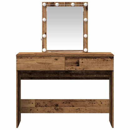 Plafondtafel met lade Oudhout 100 x 40 x 130 cm Bewerkt hout