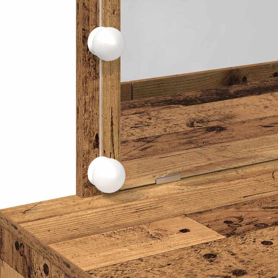 Plafondtafel met lade Oudhout 100 x 40 x 120 cm Bewerkt hout