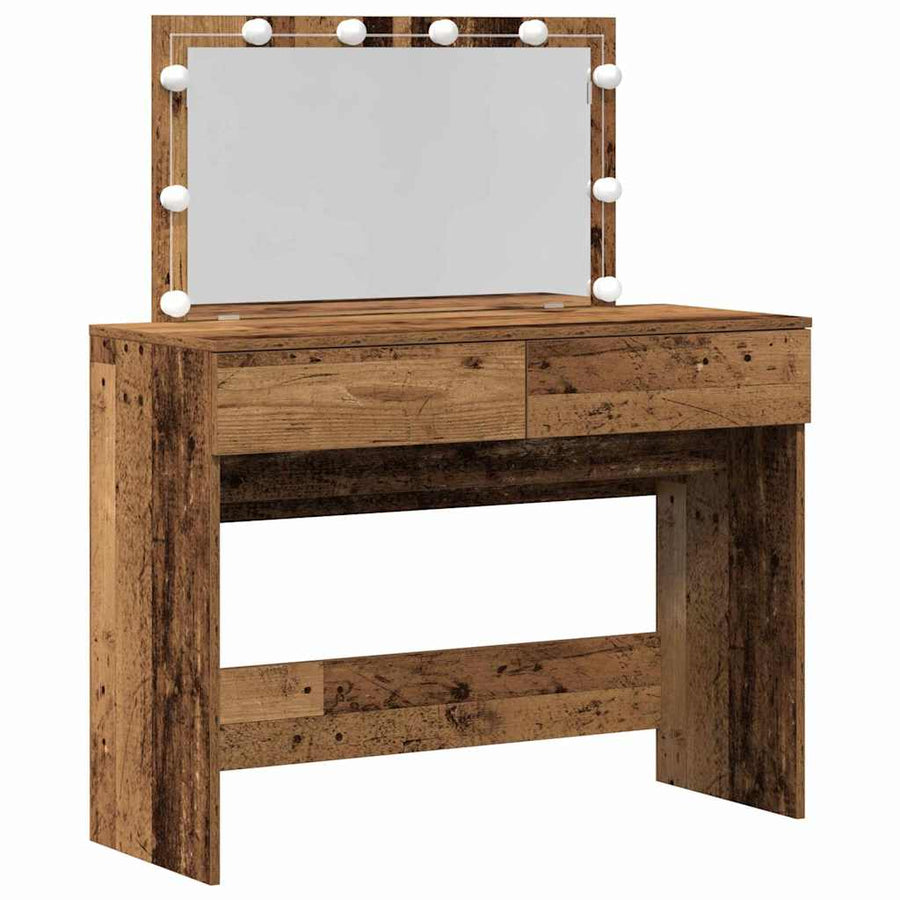 Plafondtafel met lade Oudhout 100 x 40 x 120 cm Bewerkt hout