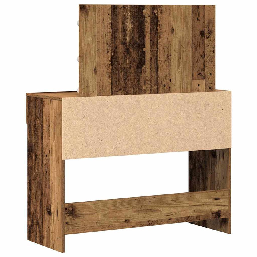 Plafondtafel met lade Oudhout 100 x 40 x 120 cm Bewerkt hout