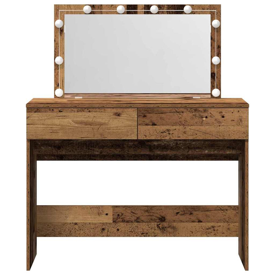 Plafondtafel met lade Oudhout 100 x 40 x 120 cm Bewerkt hout