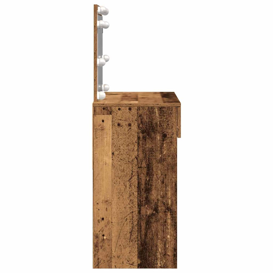 Plafondtafel met lade Oudhout 100 x 40 x 120 cm Bewerkt hout
