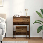 Dressing table with drawer Old Wood 60 x 40 x 75 cm Processed wood