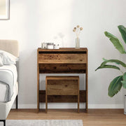 Kaptafel 60x40x75 cm bewerkt hout oud hout