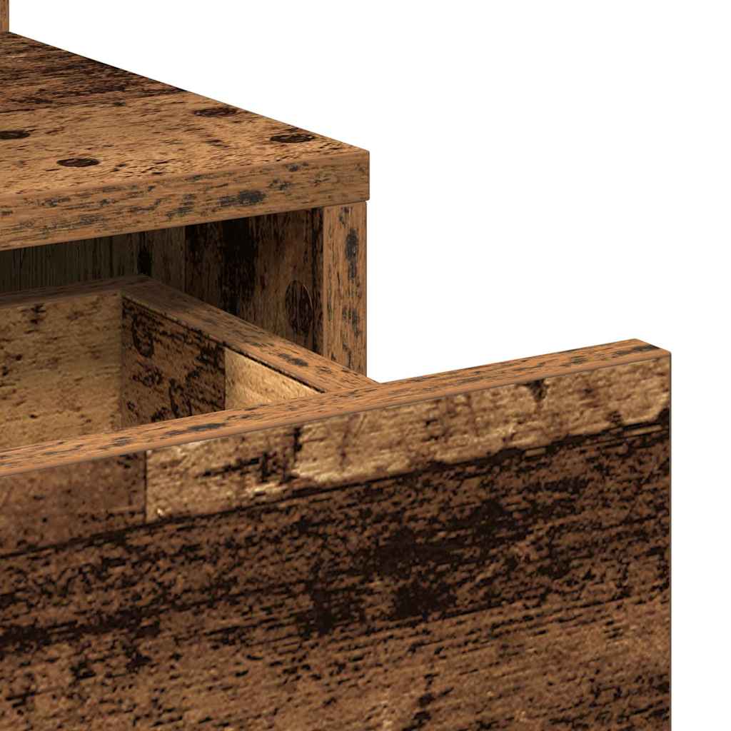 Plafondtafel met lade Oudhout 80 x 35 x 132 cm Bewerkt hout