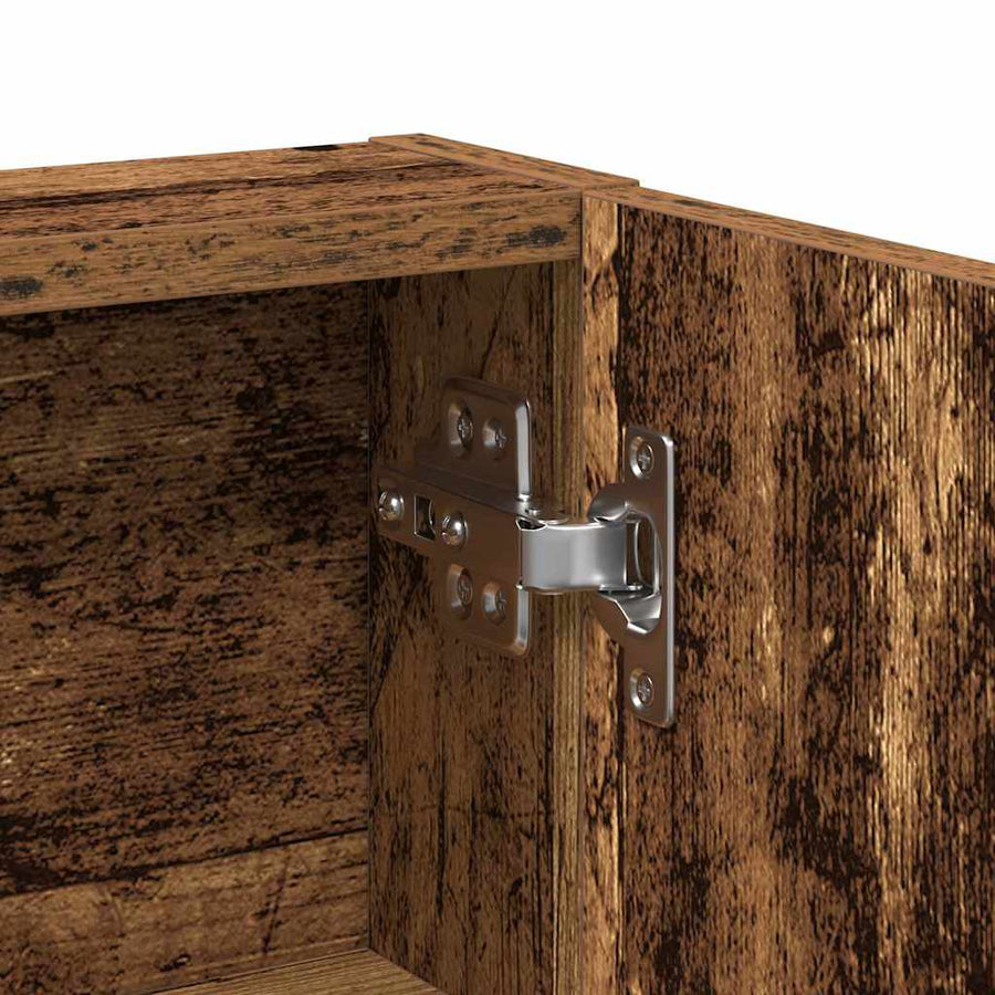 Plafondtafel met lade Oudhout 80 x 35 x 132 cm Bewerkt hout