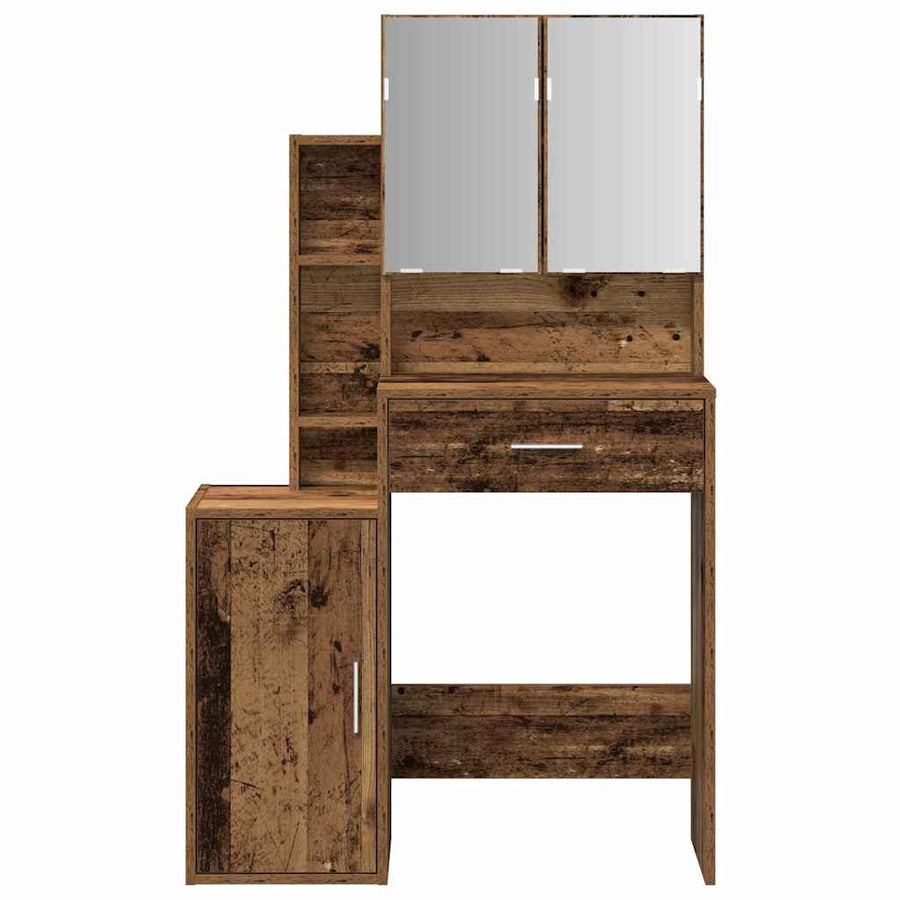 Plafondtafel met lade Oudhout 80 x 35 x 132 cm Bewerkt hout