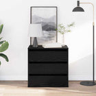 Chest of Drawers with Drawer Black 60 x 41 x 58 cm Engineered Wood