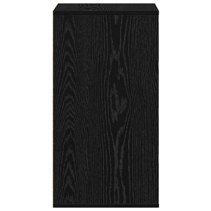 Ladenkast met lade Zwart 40 x 41 x 76 cm Bewerkt hout