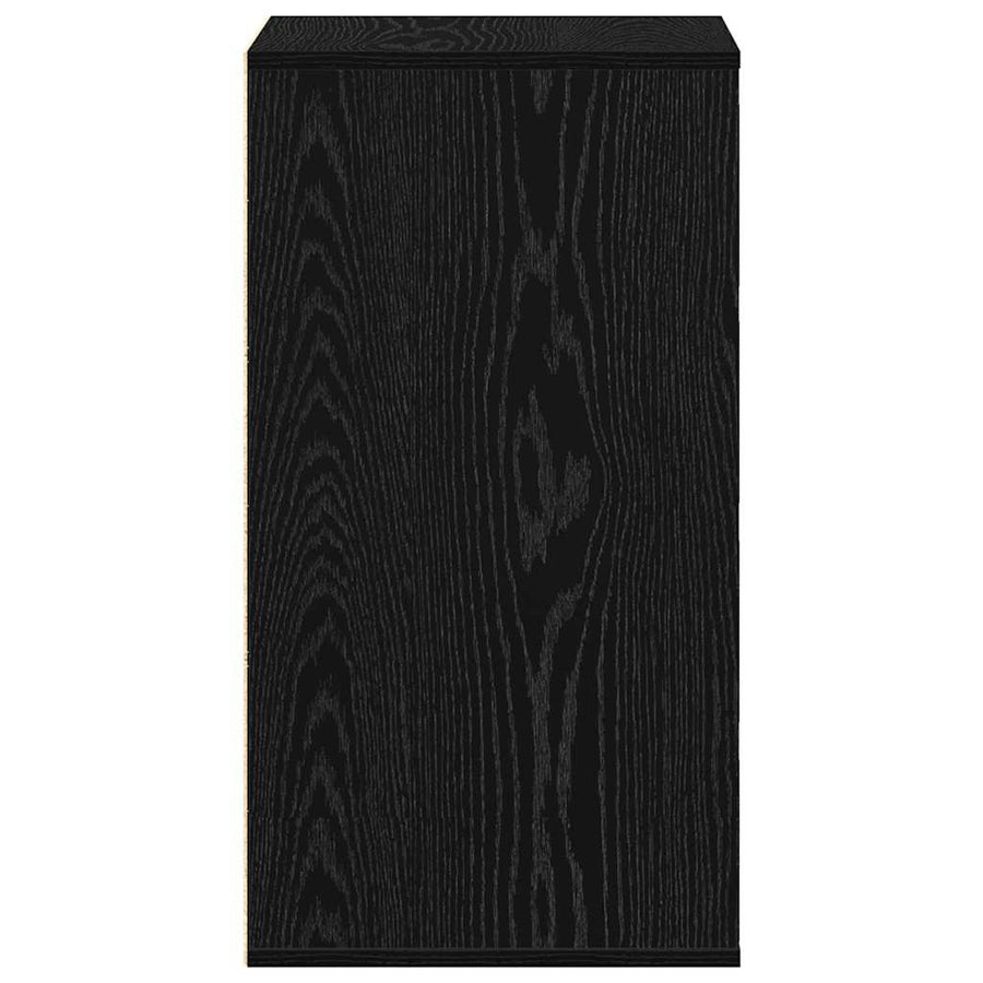 Ladenkast met lade Zwart 40 x 41 x 76 cm Bewerkt hout