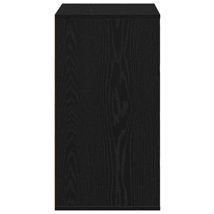 Ladenkast met lade Zwart 60 x 41 x 76 cm Bewerkt hout