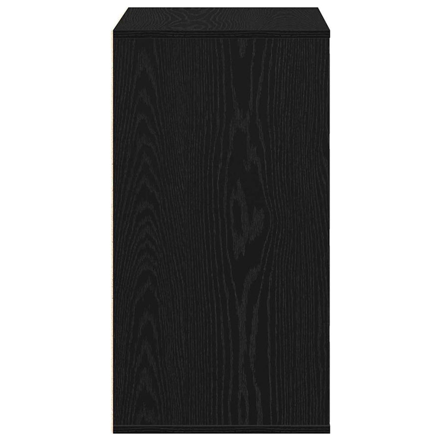 Ladenkast met lade Zwart 60 x 41 x 76 cm Bewerkt hout