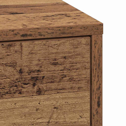 Nachtkastje met lade Oudhout 38 x 34 x 61 cm Bewerkt hout
