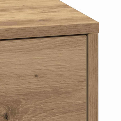 Nachtkastje met lade Artisan Eiken 38 x 34 x 61 cm Bewerkt hout