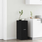 Black oak pharmacy cabinet 30 x 41 x 77.5 cm Engineered wood