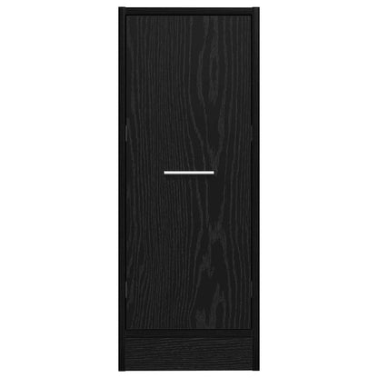 Apothekerskast Zwart eiken 30 x 41 x 77,5 cm Bewerkt hout
