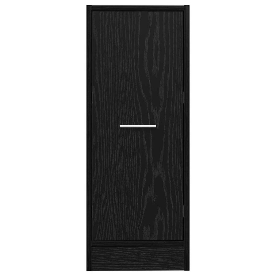 Apothekerskast Zwart eiken 30 x 41 x 77,5 cm Bewerkt hout