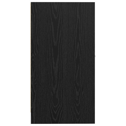 Apothekerskast Zwart eiken 30 x 41 x 77,5 cm Bewerkt hout