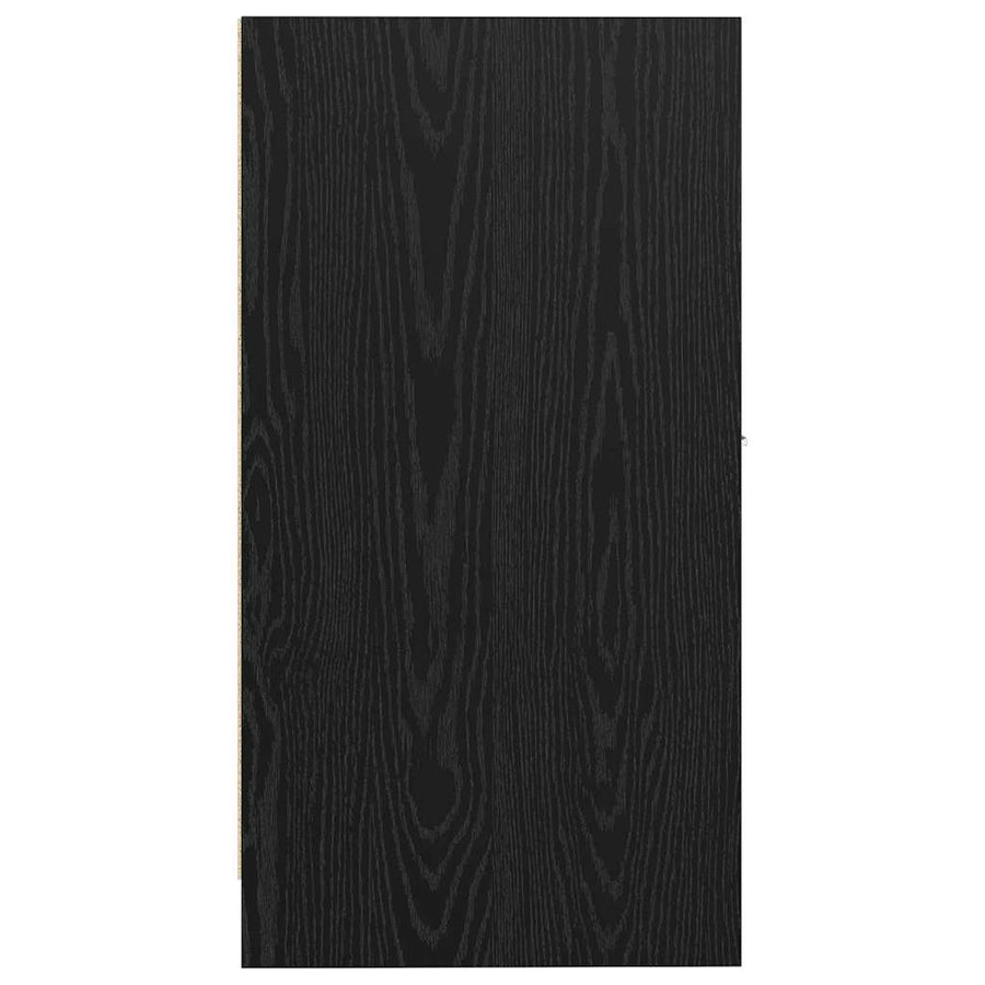 Apothekerskast Zwart eiken 30 x 41 x 77,5 cm Bewerkt hout